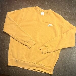 Nike Men's Crewneck sweatshirt camel tan color size medium